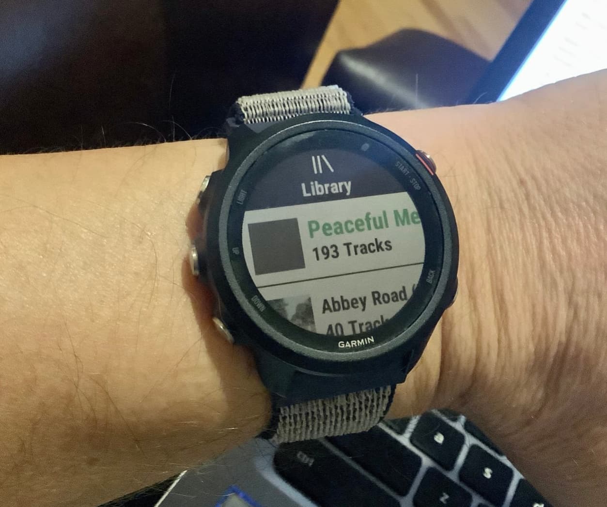 Garmin Forerunner 245 with Spotify
